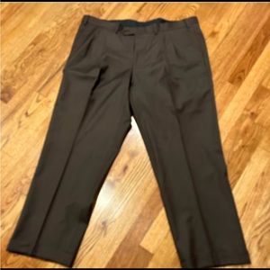 Cuffed. Pleated. Dress pants.